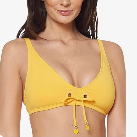 Bleu Rod Beattie Modern/Fitted Yellow Bikini Top - Picture 1 of 6